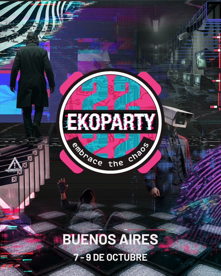 Official Ekoparty Buenos Aires 2026 poster, October 7–9